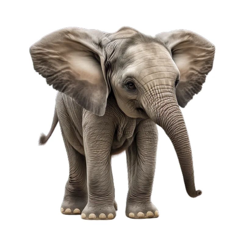 Méga mignon bébé éléphant