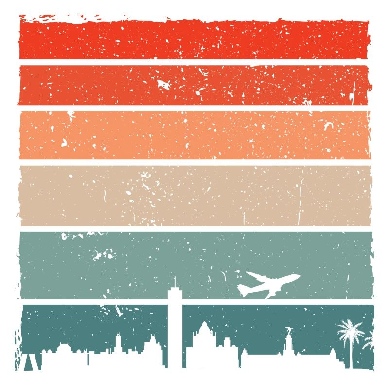 Sunset Skyline Bird Silhouette
