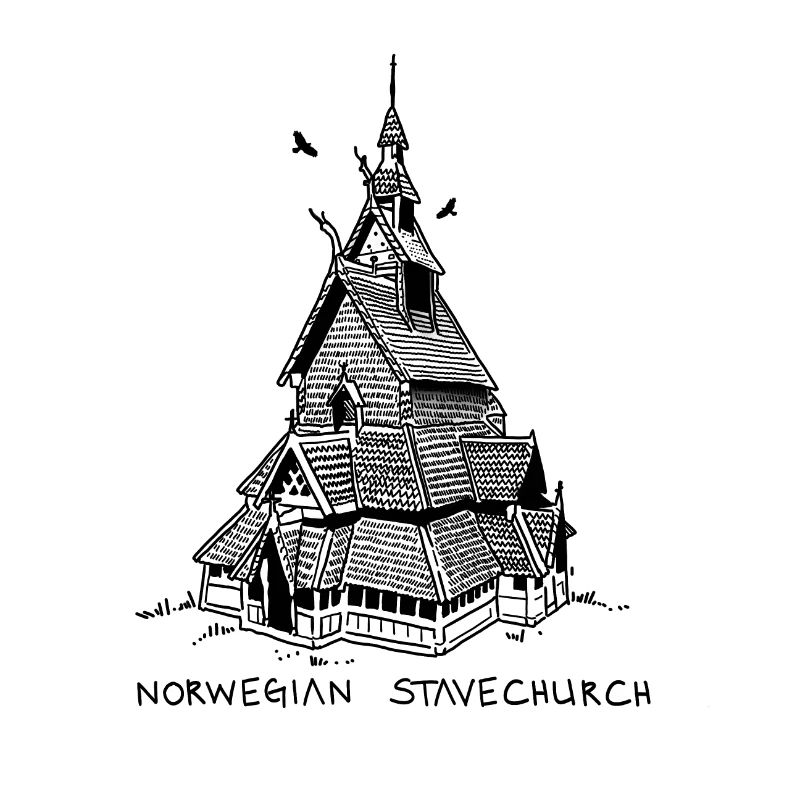 Norwegische Stabkirche