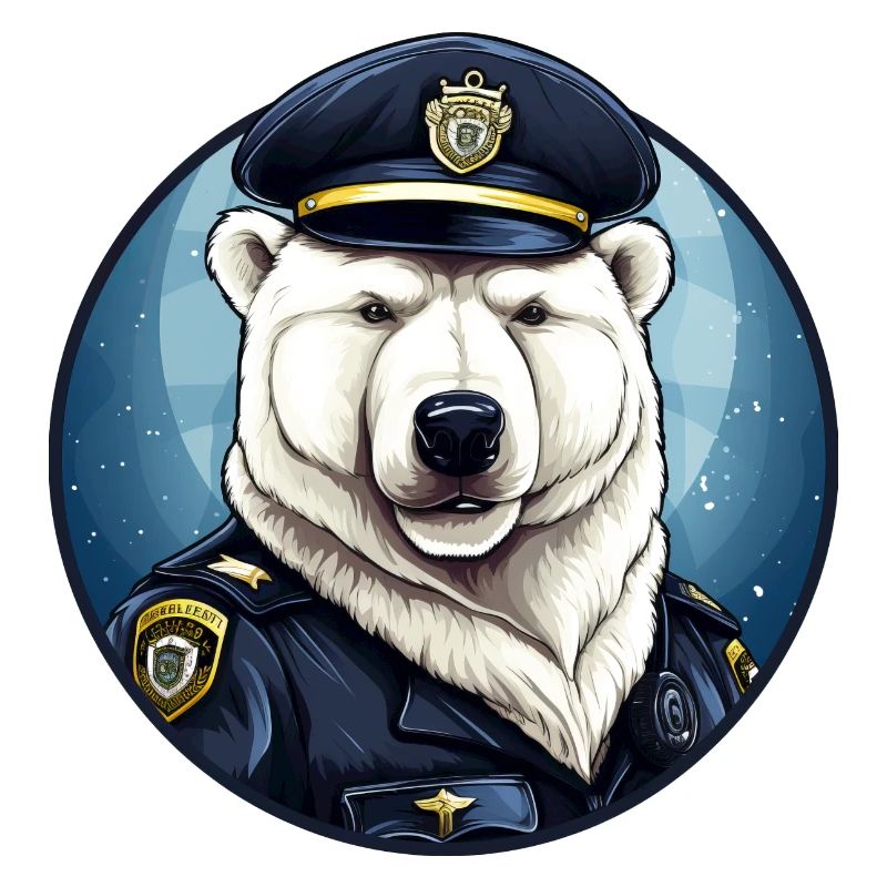 Eisbären Polizei