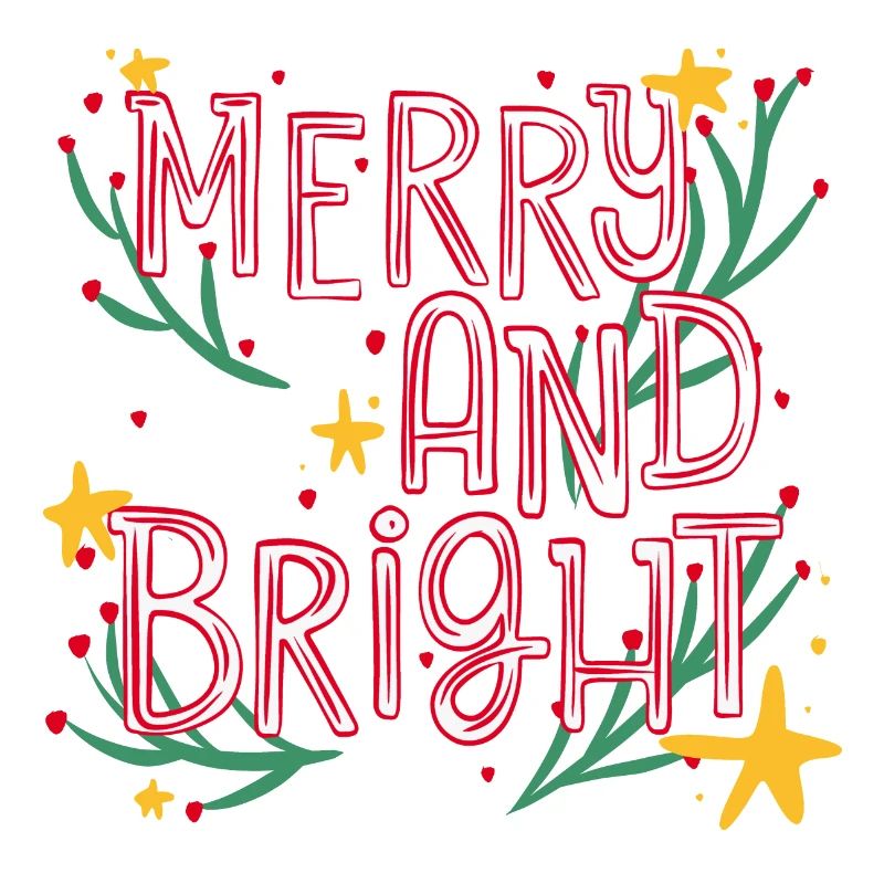 Merry and Bright Festive Script