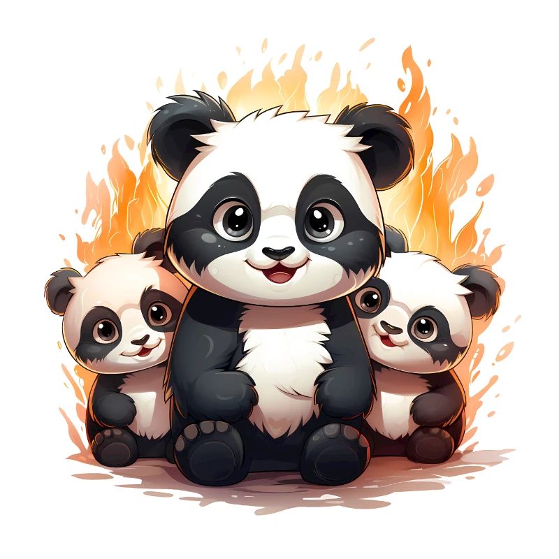 Baby panda squad