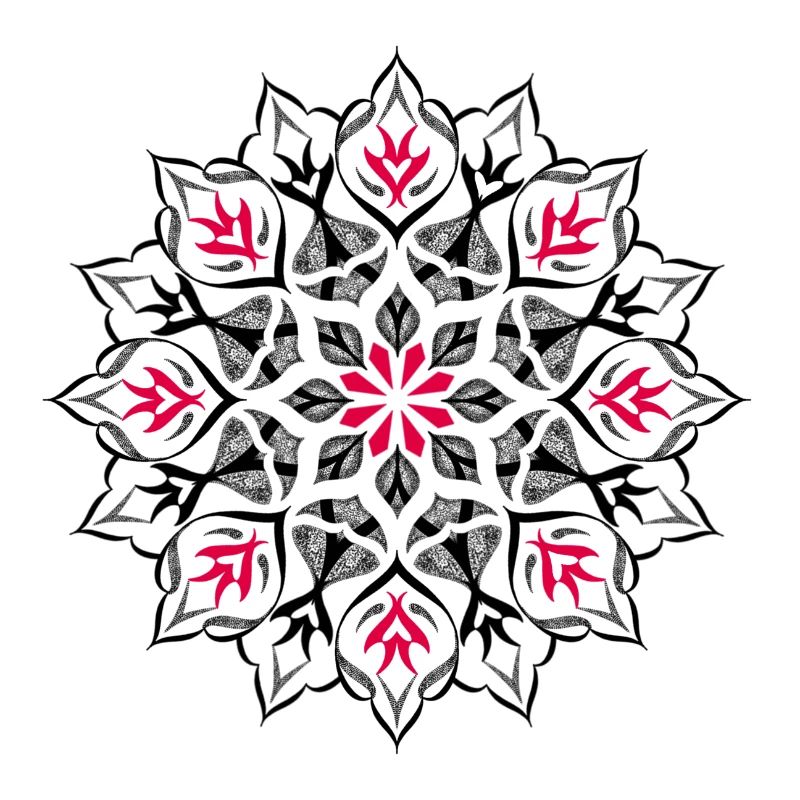 Dotwork Mandala-Design