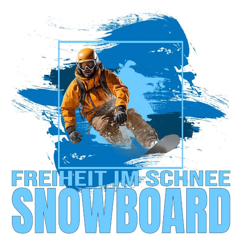 Freiheit im Schnee - Snowboard