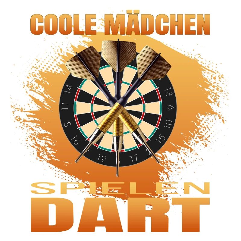 Coole Mädchen spielen Dart