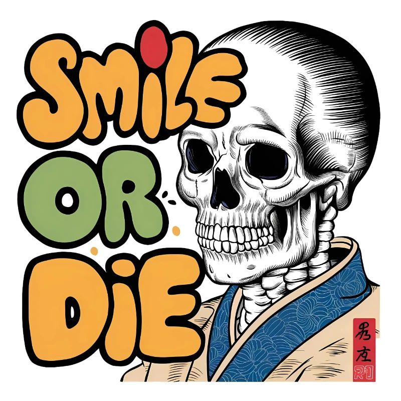 Skeletor with Optimistic Message