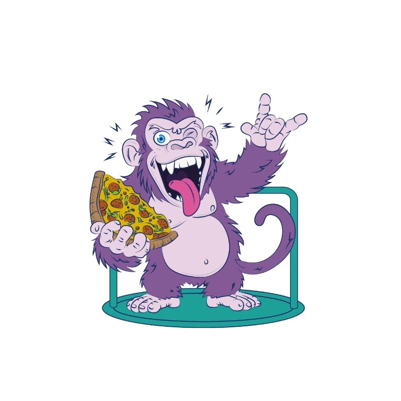 Pizza: Monkey makes it better!