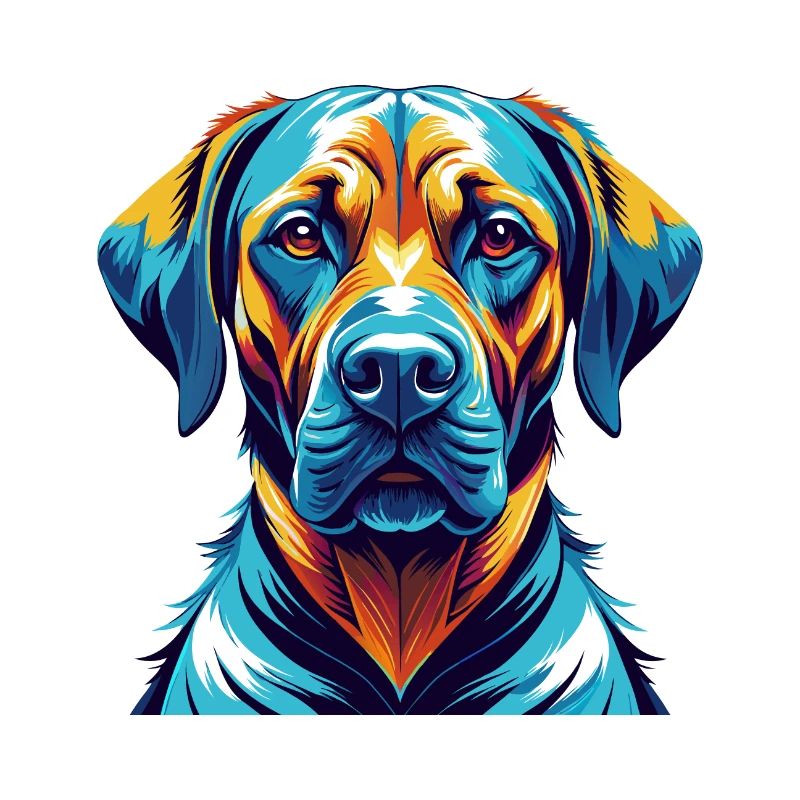 Rhodesian Ridgeback Hunderasse Karikatur Kawaii