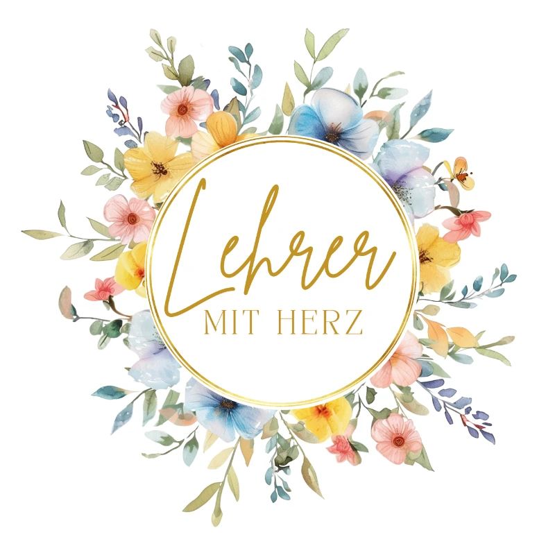 Lehrer mit Herz! Personalisierbares Design