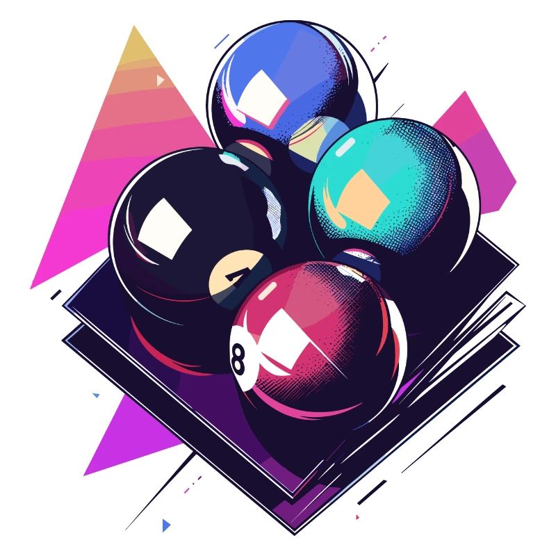 Boules de billard graphique
