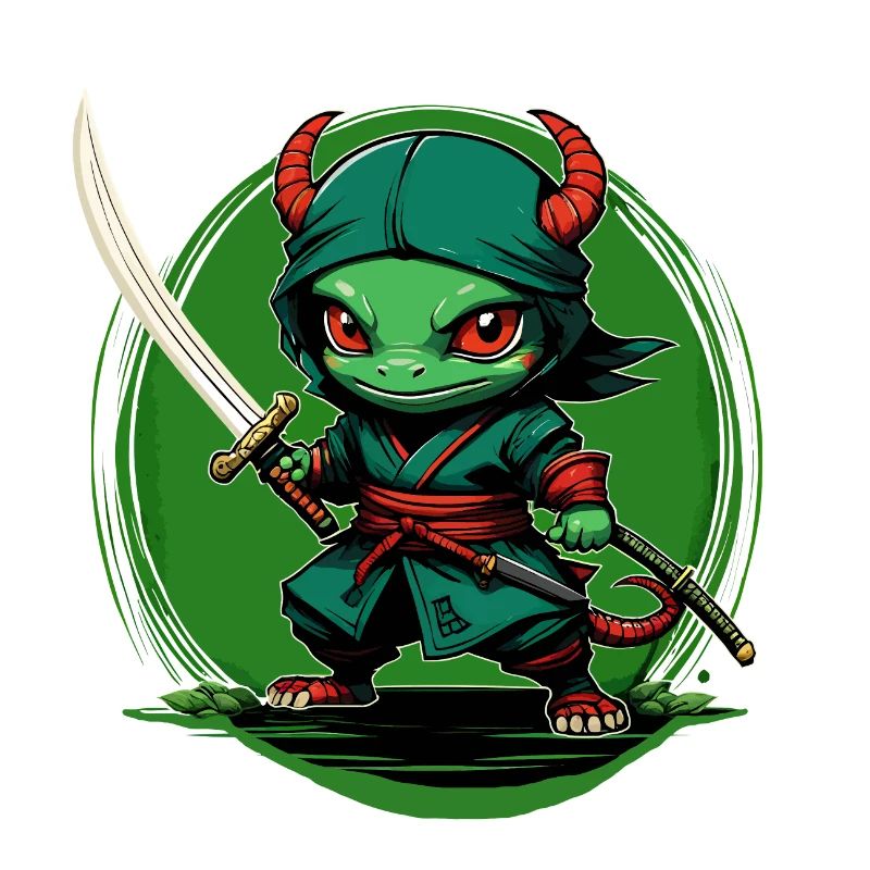 Ninja Grüner Salamander 1