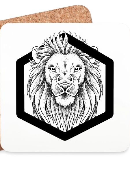 Löwe Dotwork