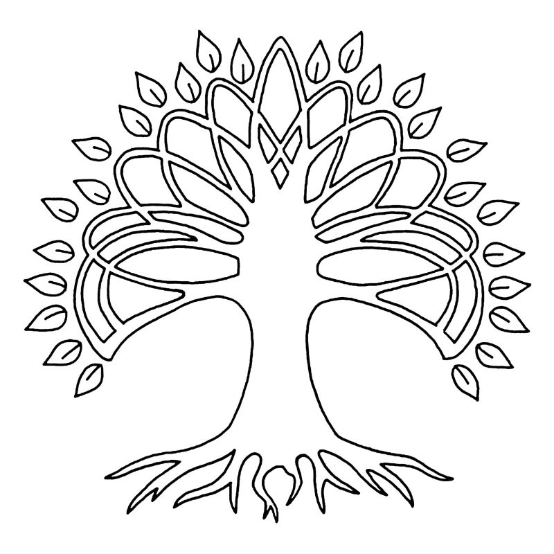 Schwarzer Baum des Lebens
