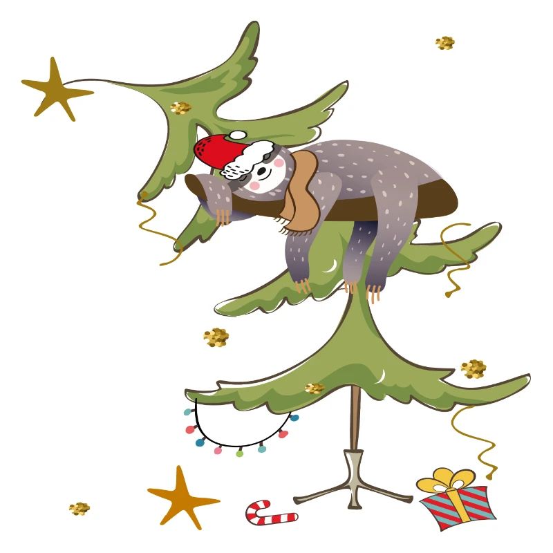 Faultier Christmas Weihnachten