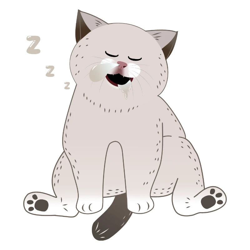 schlafende Katze