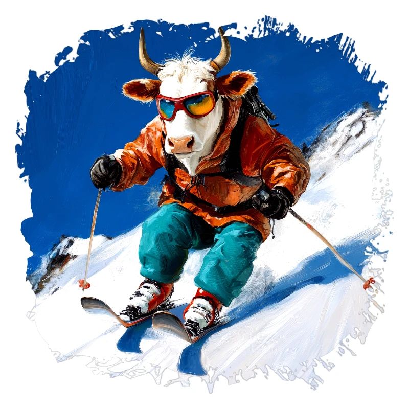 Kühe Ski