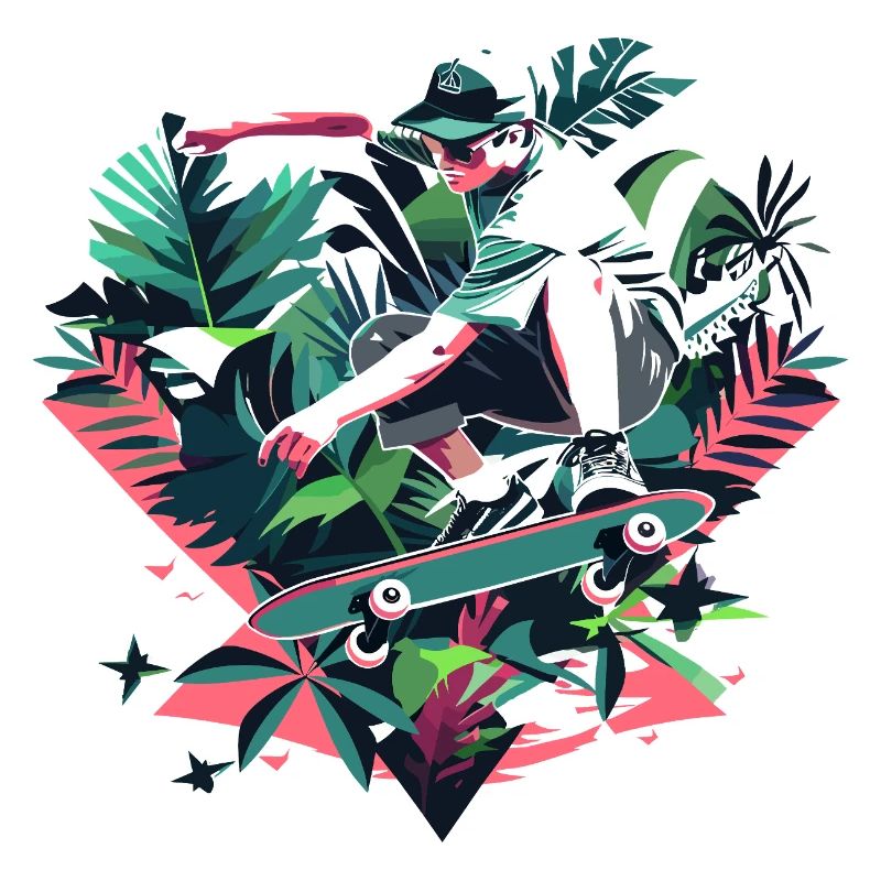 Skateboarder Grafik