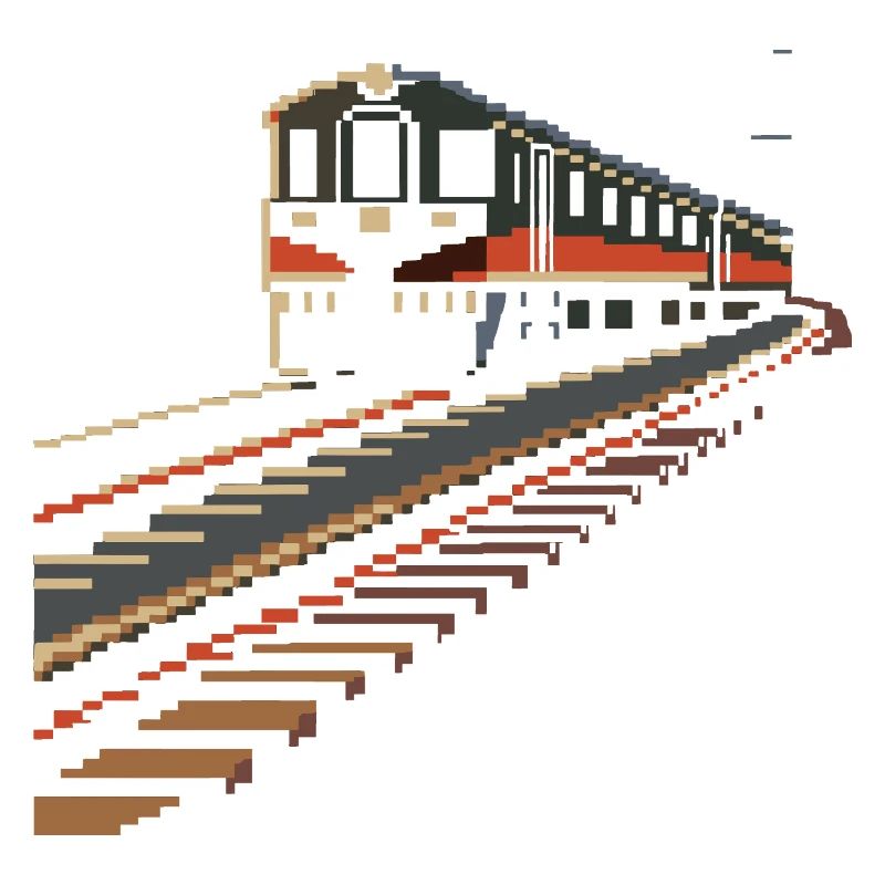 Pixels de chemin de fer