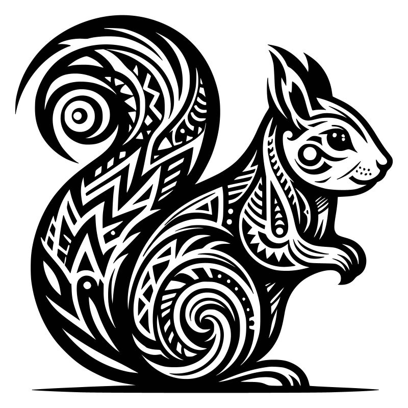 Écureuil tribal