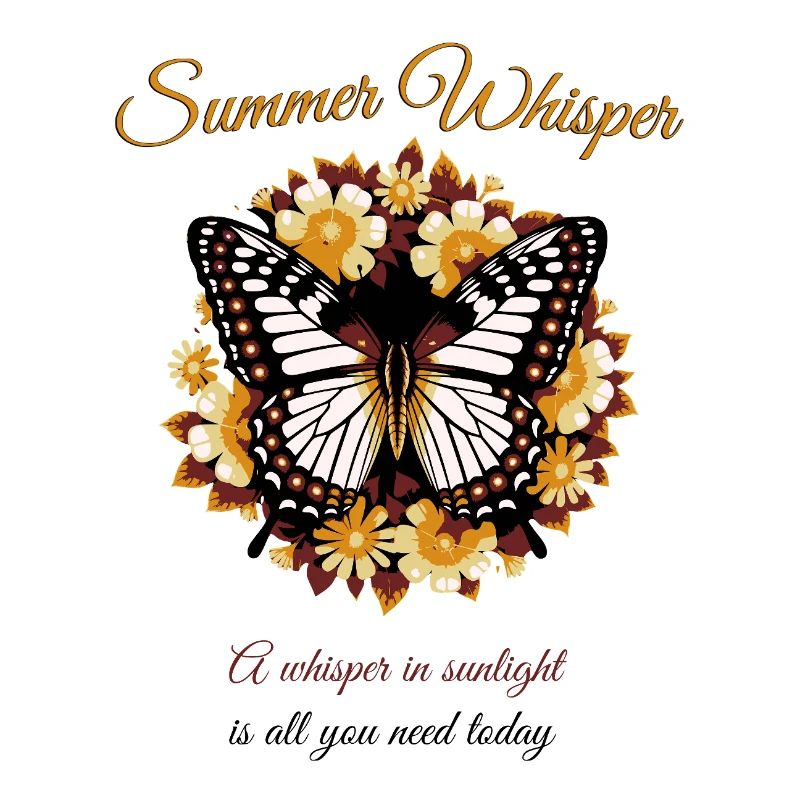 Conception de papillon de rêve d’été