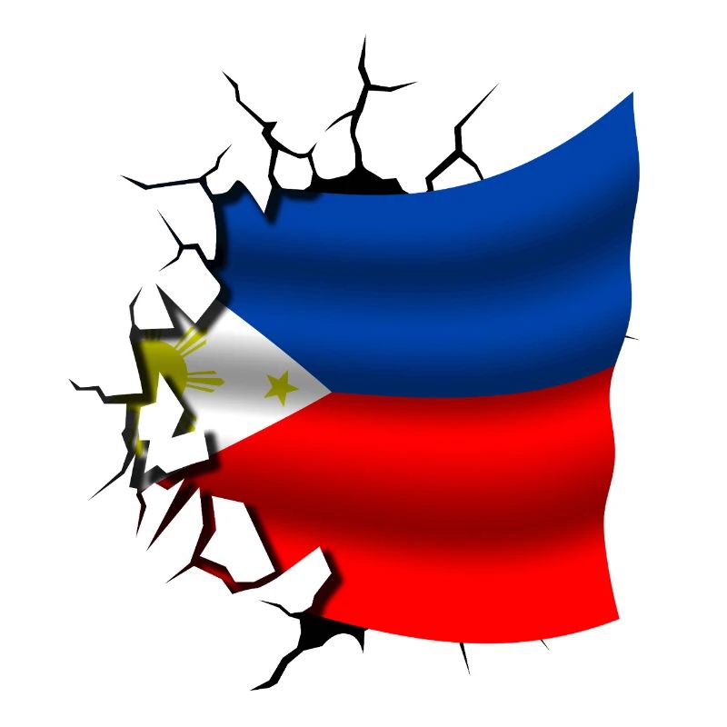 Philippine - Flag Broken