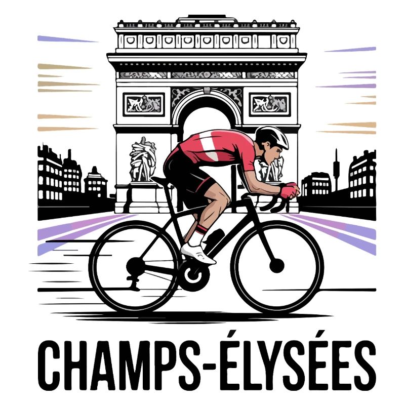 Final sprint on the Champs-Élysées - Cycling