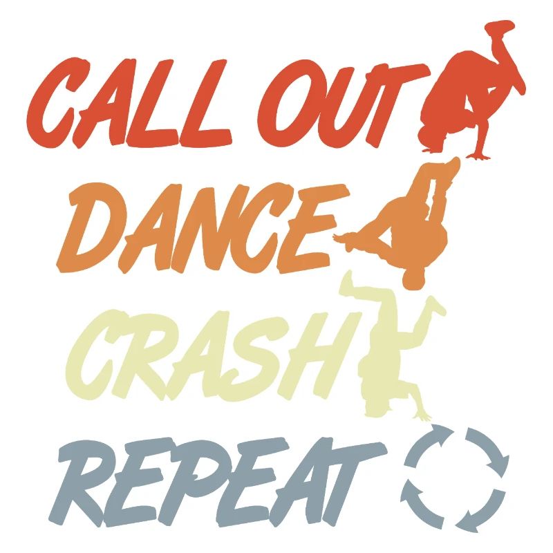 Citation de breakdance vintage