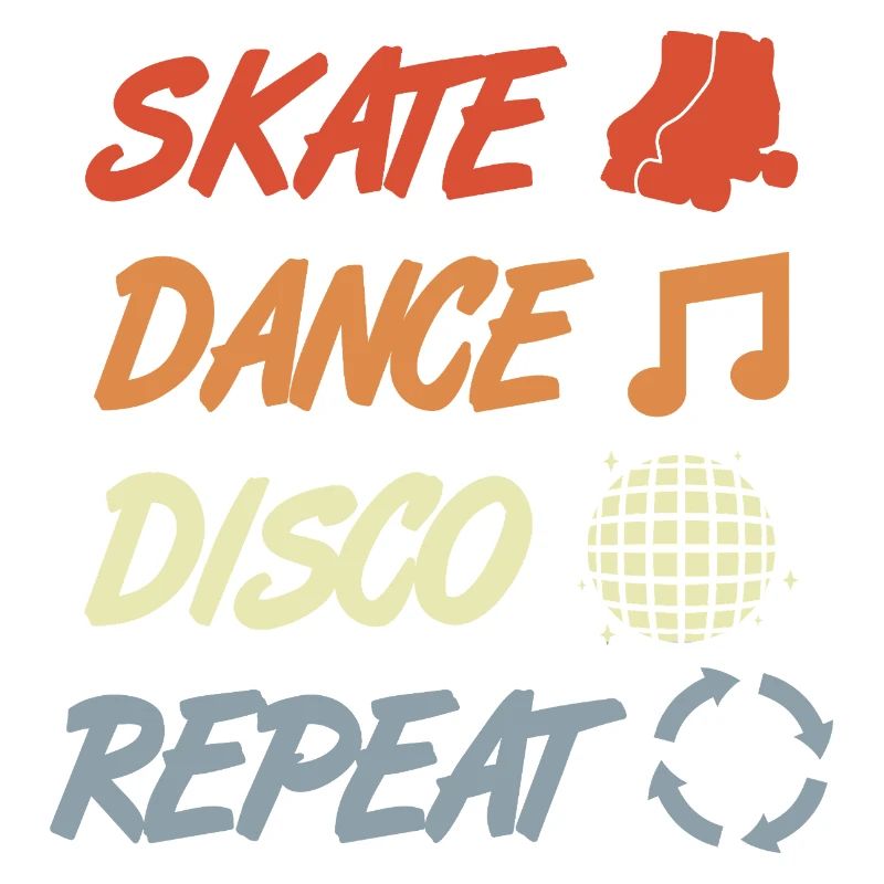Rollschuhfahrer Disco