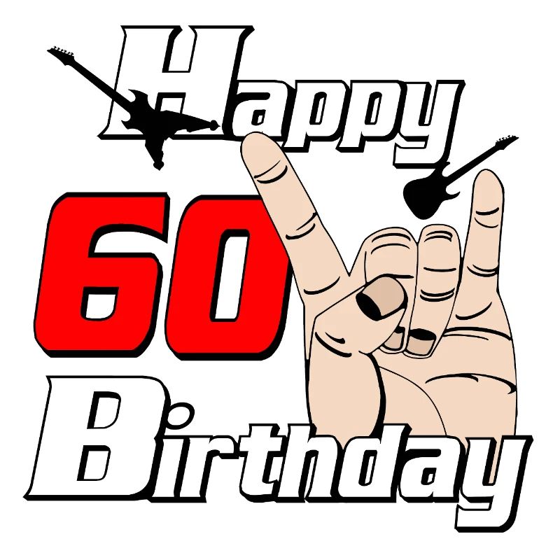 60th Birthday Rockhand Design