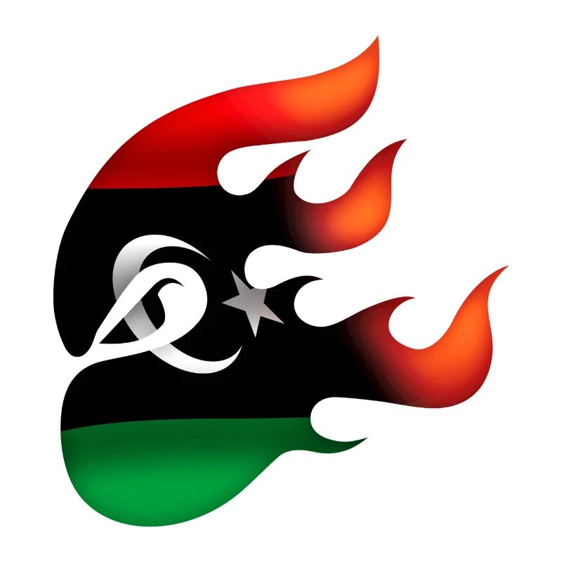 Flagge von Libyen - Libyen - Ninja