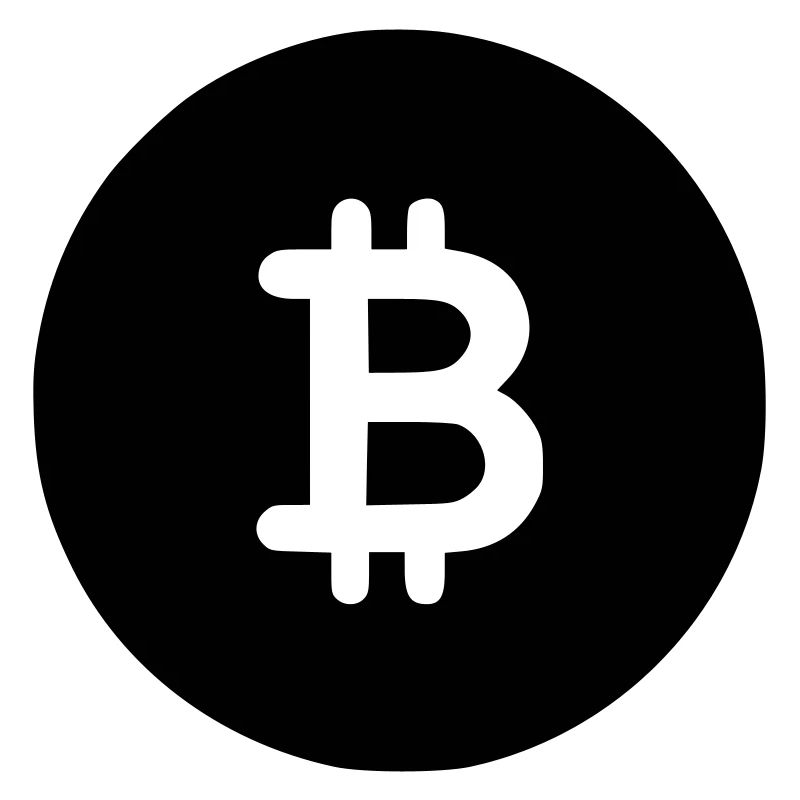 Bitcoin Black Icon