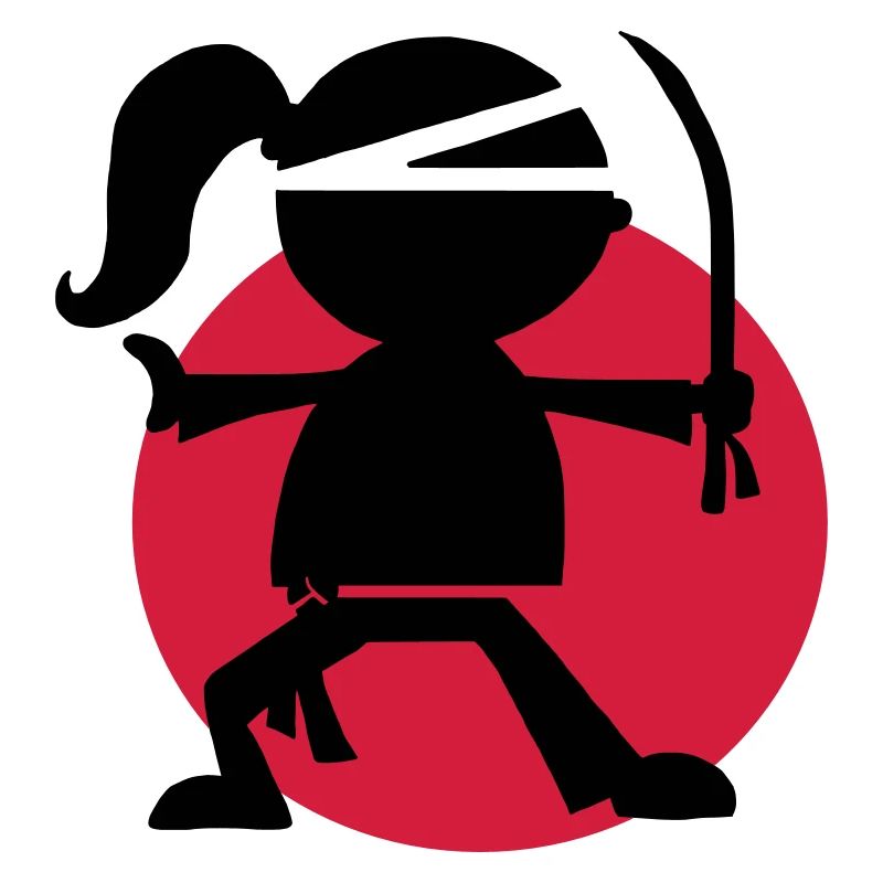 Urbanes Ninja-Mädchen