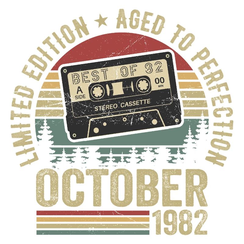 Oldtimer Oktober 1982 Geburtstag Geschenk Oktober