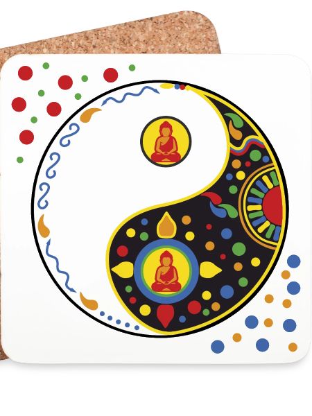 Yin Yang Tao mit Buddha 