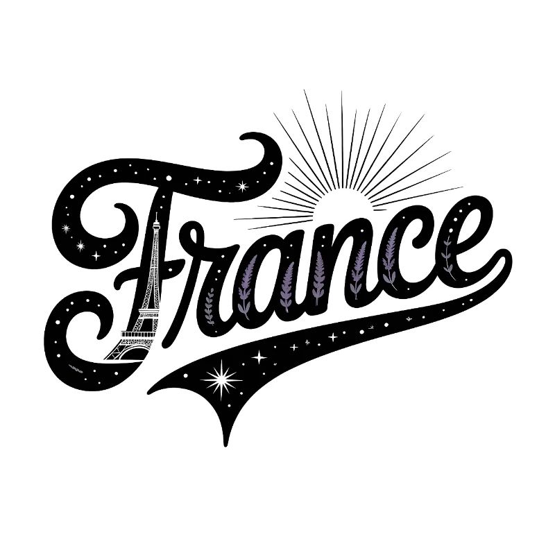 Frankreich - Souvenir-Design