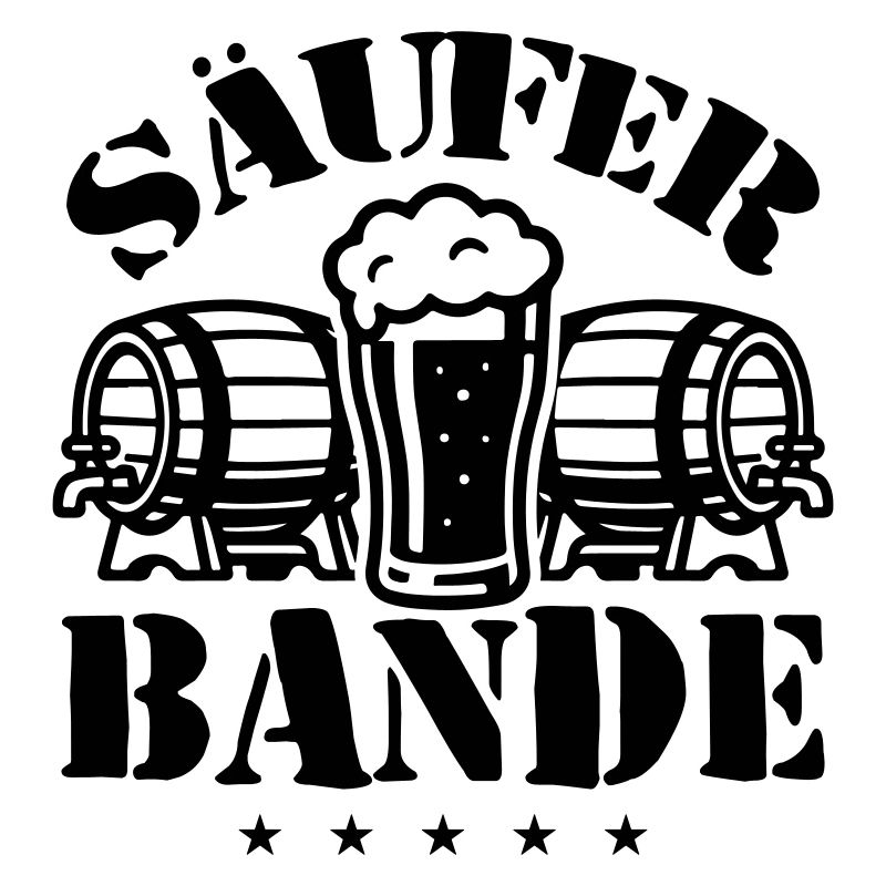 Säufer Bande Bier