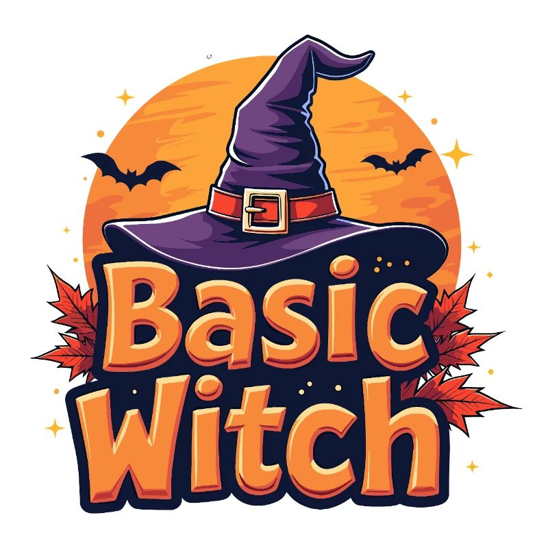 Basic Witch Halloween-Spruch