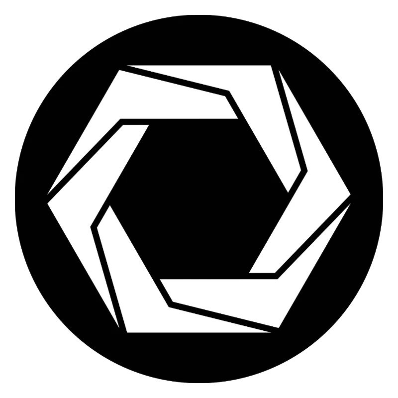 Geometrisches Blendensymbol