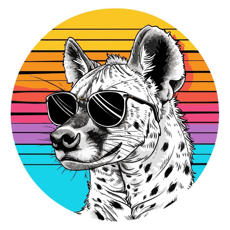 Chill Gepard mit Sonnenbrille
