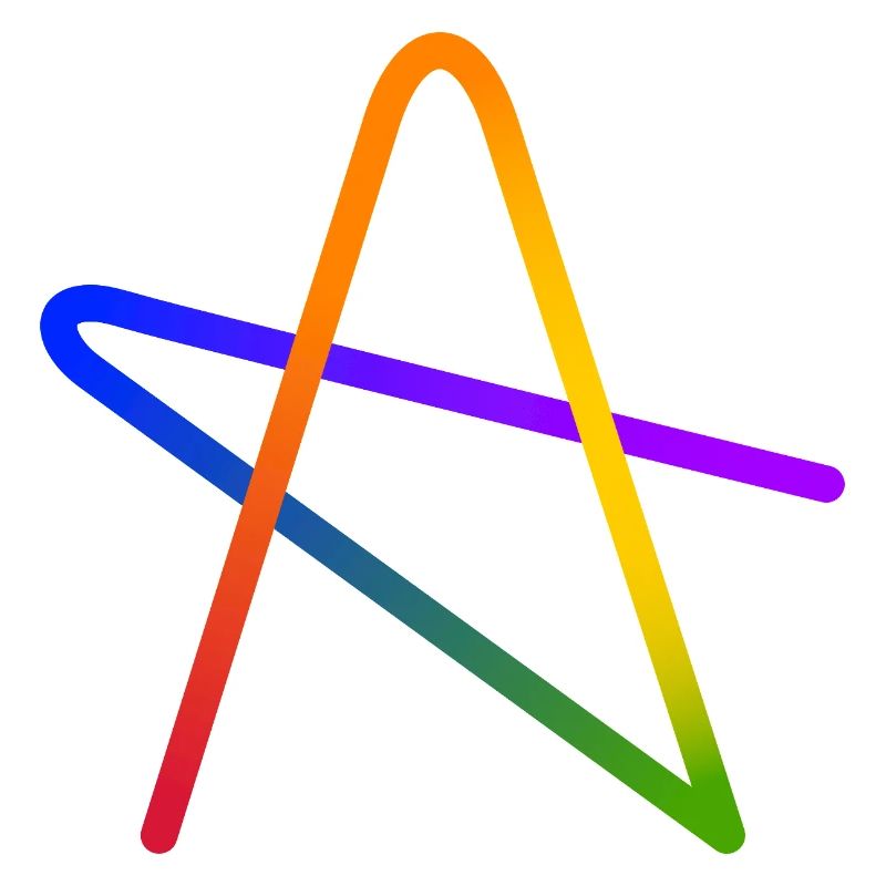 Rainbow A Stern Geschenk