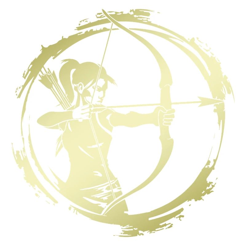 Bogenschießen Silhouette