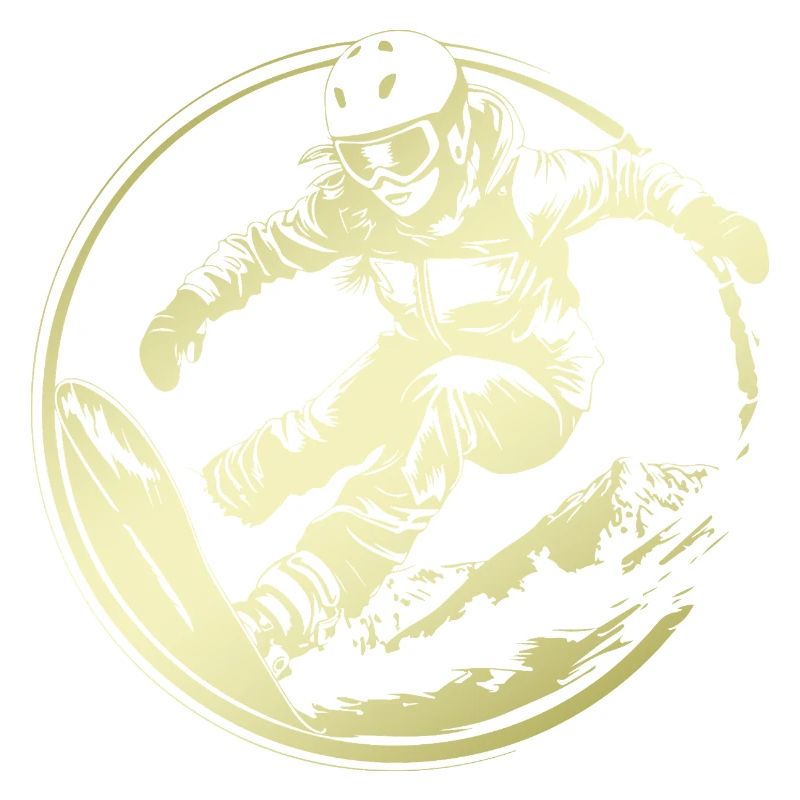 Snowboarder Silhouette
