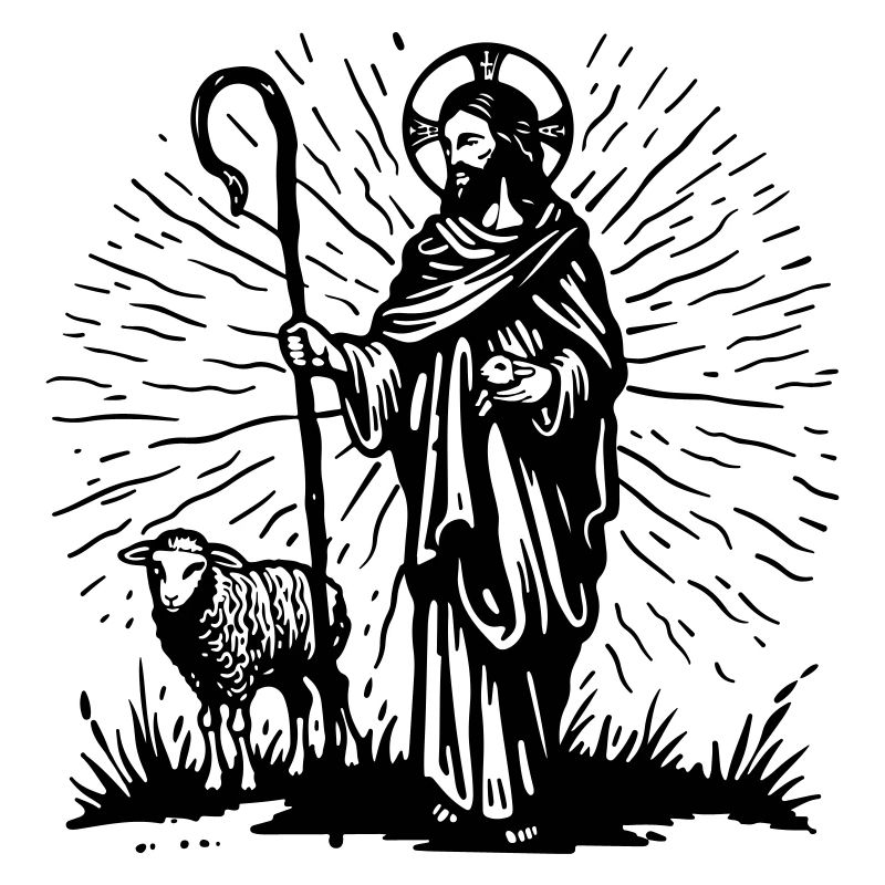 Illustration du Bon Pasteur