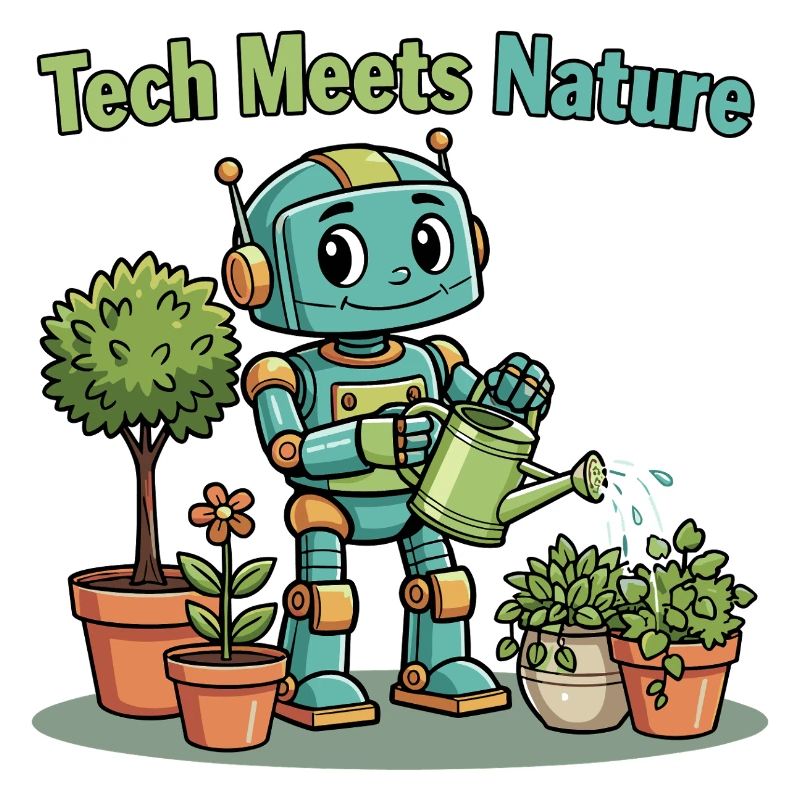 Tech trifft Natur Robotergärtner