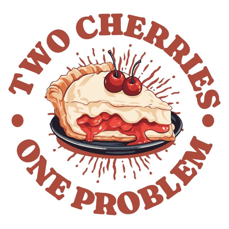 Cherries Cherry Pie Two Cherries Gift