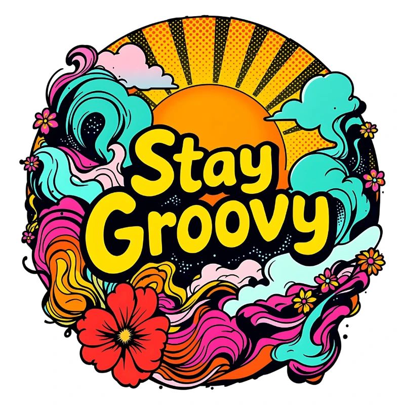Rétro psychédélique – Restez groovy