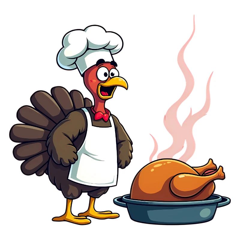 Cuisinier de dinde de Thanksgiving