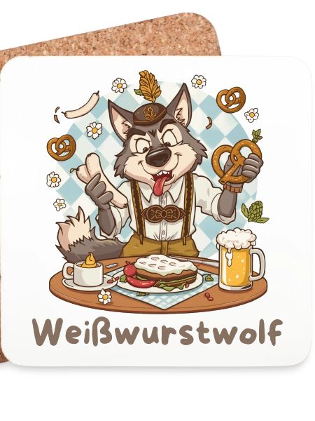 Weißwurstwolf Kochheld Bavarian