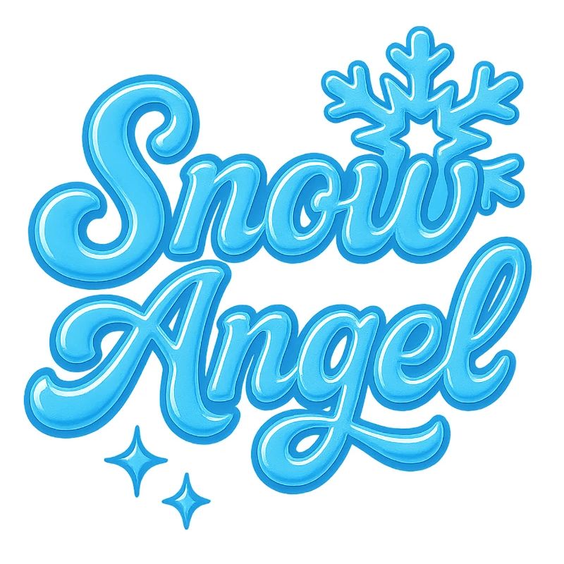 snow angle / y2k statement design