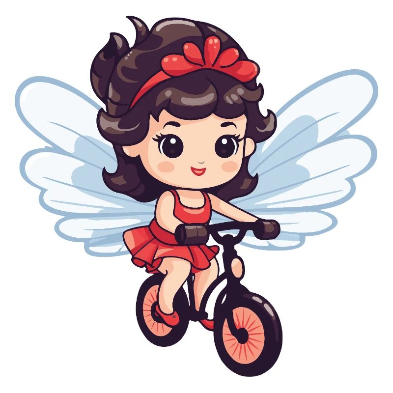 Fairy Cute Bicycle Comic